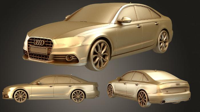 نموذج ثلاثي الأبعاد لآلة CNC السيارات والنقل أودي A6 سيدان 2012